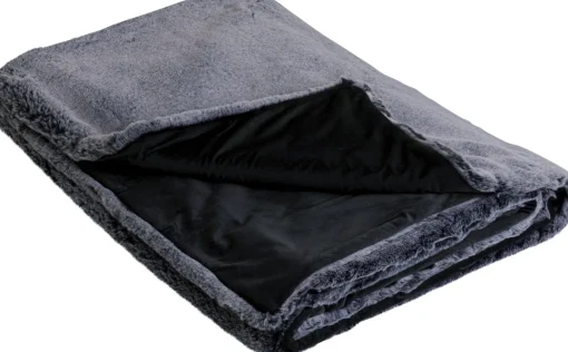 KARE Design Coperta Mika Grigia 150x200cm - KARE> Cuscini