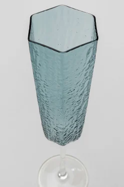 KARE Design Coppa champagne Cascata blu - KARE> Stoviglie|Bicchieri