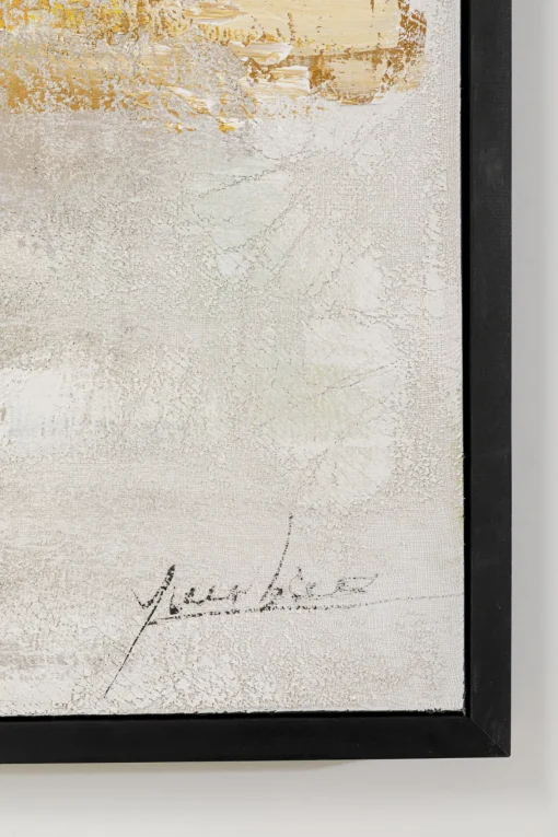 KARE Design Cornice con immagine "Dust Gold" 120x120cm - KARE> Quadri