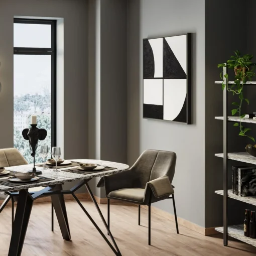 KARE Design Cornice con immagine "Modulo" 100x100cm - KARE> Quadri
