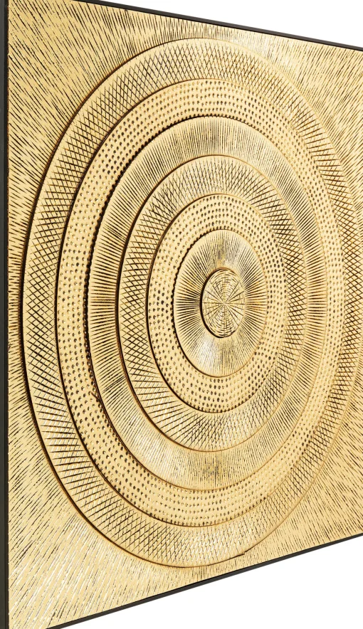 KARE Design Cornice decorativa Art Circle oro 120x120cm - KARE> Quadri