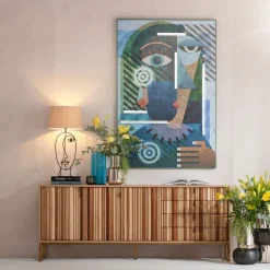 KARE Design Cornice decorativa Geometric Woman 100x150cm - KARE> Quadri