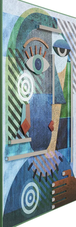 KARE Design Cornice decorativa Geometric Woman 100x150cm - KARE> Quadri