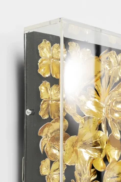 KARE Design Cornice Decorativa Gold Flower 80x80cm - KARE></noscript> Decorazioni Da Parete