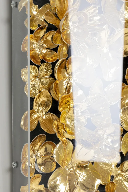 KARE Design Cornice Decorativa Gold Flower 60x60cm - KARE> Decorazioni Da Parete