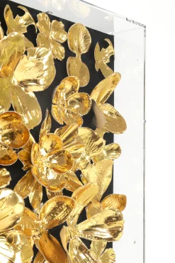 KARE Design Cornice Decorativa Gold Flower 60x60cm - KARE></noscript> Decorazioni Da Parete