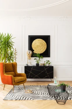 KARE Design Cornice Decorativa Golden Snail 120x120cm - KARE></noscript> Decorazioni Da Parete