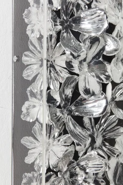 KARE Design CORNICE DECORATIVA SILVER FLOWER 100X100CM - KARE></noscript> Decorazioni Da Parete