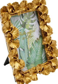 KARE Design Cornice Ginkgo Leaf oro 17x20 cm - KARE> Portafoto