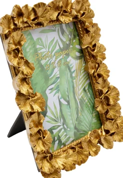 KARE Design Cornice Ginkgo Leaf oro 20x24 cm - KARE> Portafoto