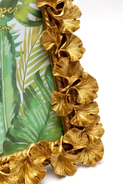 KARE Design Cornice Ginkgo Leaf oro 20x24 cm - KARE></noscript> Portafoto
