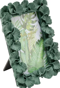 KARE Design Cornice Ginkgo Leaf verde 17x20 cm - KARE> Portafoto