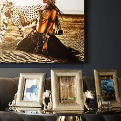 KARE Design Cornice Leopard 28x23cm - KARE></noscript> Portafoto