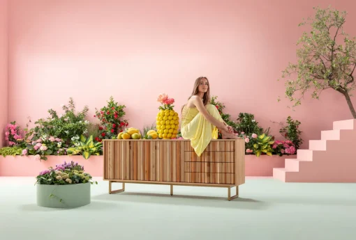KARE Design Credenza Oriols naturale 186x74cm - KARE> Credenze E Madie