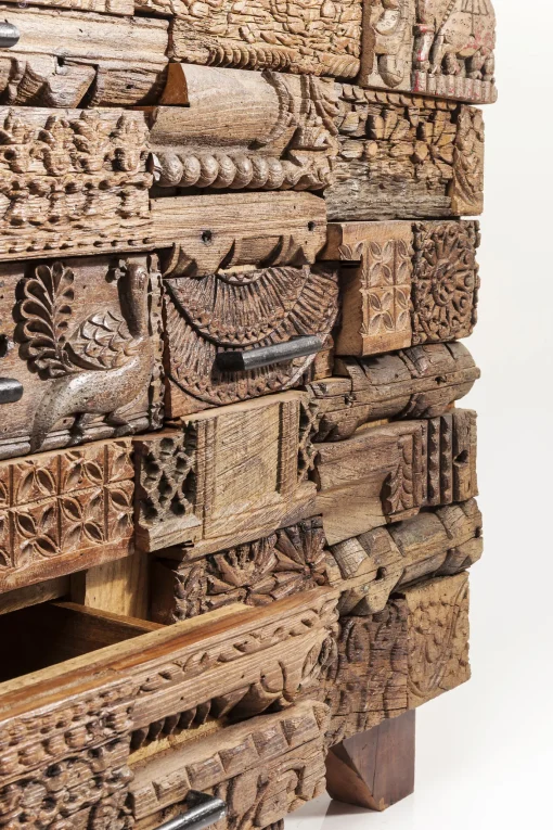 KARE Design Credenza Shanti Surprise Puzzle Naturale - KARE> Credenze E Madie