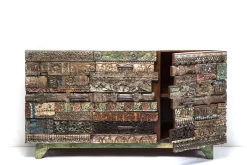 KARE Design Credenza Shanti Surprise Puzzle 2 Porte 3 Cassetti - KARE></noscript> Credenze E Madie