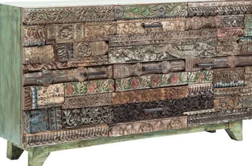 KARE Design Credenza Shanti Surprise Puzzle 2 Porte 3 Cassetti - KARE> Credenze E Madie