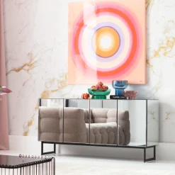 KARE Design Credenza Soran nero 160x45cm - KARE> Credenze E Madie
