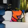 KARE Design Cuscino Abstract Lady Face 40x40cm - KARE> Cuscini