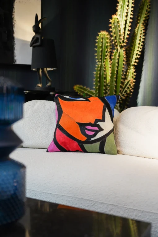 KARE Design Cuscino Abstract Lady Face 40x40cm - KARE> Cuscini
