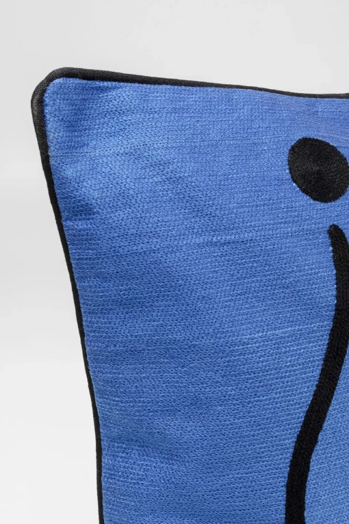 KARE Design Cuscino Art Line blu 50x50cm - KARE> Cuscini