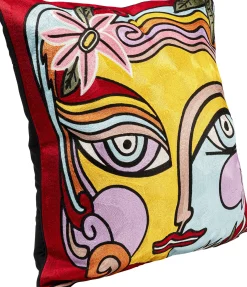 KARE Design Cuscino Art Line Face 50x50cm - KARE> Cuscini