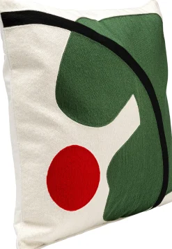 KARE Design Cuscino Art Line verde 50x50cm - KARE> Cuscini