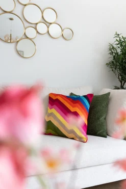 KARE Design Cuscino Artistic Zig Zag 50x50cm - KARE></noscript> Cuscini