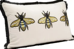 KARE Design Cuscino Bees bianco 50x30cm - KARE> Cuscini