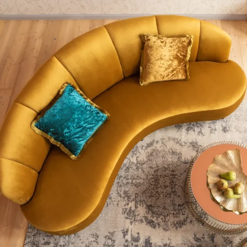 KARE Design CUSCINO CANNES GIALLO 45X45CM - KARE> Cuscini