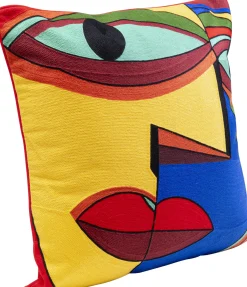 KARE Design Cuscino Faccia Arte Colore Right 50x50cm - KARE> Cuscini