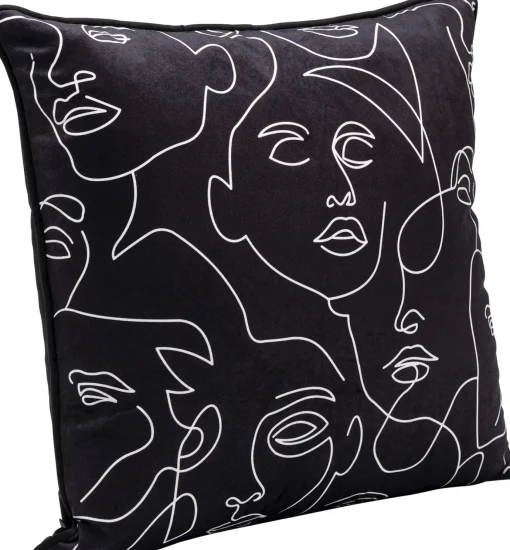 KARE Design Cuscino Faces 45x45cm - KARE> Cuscini