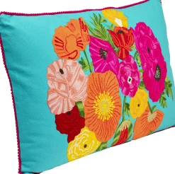 KARE Design Cuscino Fiorista blu 60x40cm - KARE> Cuscini