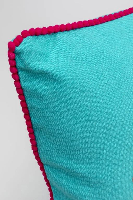 KARE Design Cuscino Fiorista blu 60x40cm - KARE> Cuscini