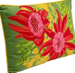 KARE Design Cuscino Fiorista verde 60x40cm - KARE> Cuscini