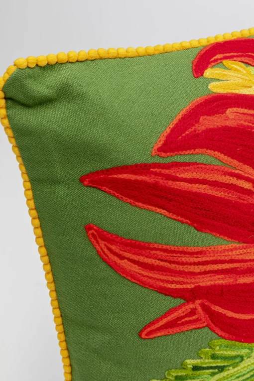 KARE Design Cuscino Fiorista verde 60x40cm - KARE> Cuscini