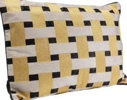 KARE Design Cuscino Treccia giallo 60x40cm - KARE> Cuscini