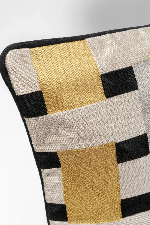 KARE Design Cuscino Treccia giallo 60x40cm - KARE> Cuscini