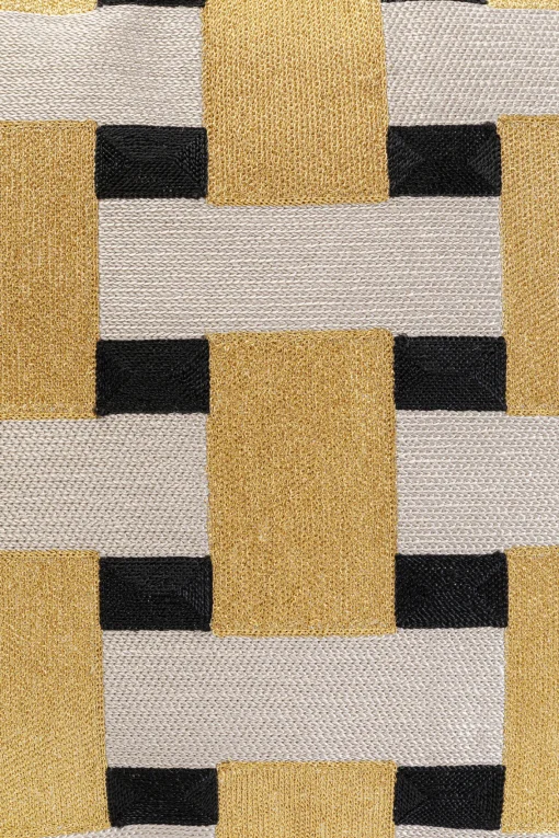 KARE Design Cuscino Treccia giallo 60x40cm - KARE> Cuscini