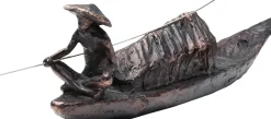 KARE Design DECO OBJECT FISHERMAN BOAT - KARE> Statuette Decorative
