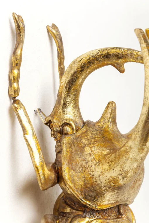 KARE Design Decorazione da parete Atlas Beetle oro - KARE> Decorazioni Da Parete