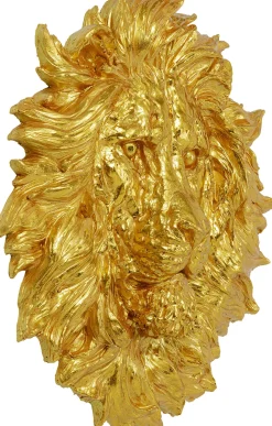 KARE Design Decorazione da parete Lion Head oro 90x100cm - KARE> Decorazioni Da Parete