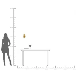 KARE Design DECORAZIONE DA PARETE LONGICORN BEETLE ORO - KARE> Decorazioni Da Parete