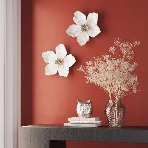 KARE Design DECORAZIONE DA PARETE ORCHID BIANCO 25CM - KARE> Decorazioni Da Parete