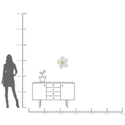 KARE Design Decorazione da parete Orchidea bianco 44 cm - KARE> Decorazioni Da Parete