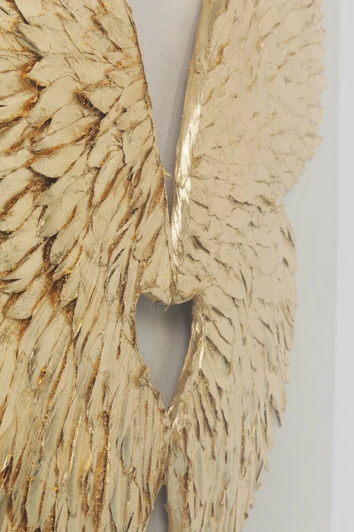 KARE Design Decorazione da parete Wings oro/bianco 120x120 cm - KARE> Decorazioni Da Parete