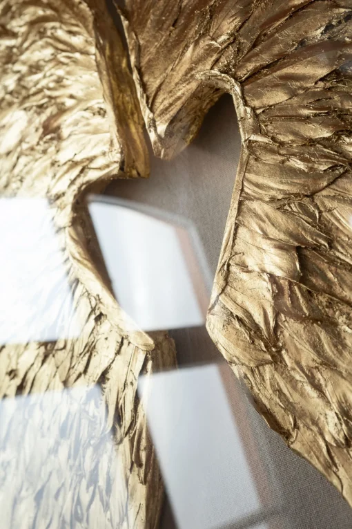 KARE Design Decorazione da parete Wings oro/bianco 120x120 cm - KARE> Decorazioni Da Parete
