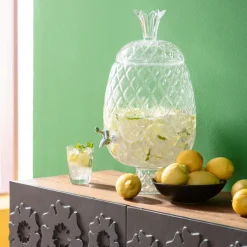 KARE Design Distributore di bevande Pineapple Klar (11 litri) - KARE> Brocche