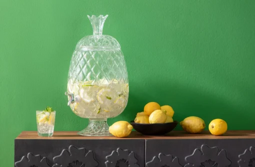 KARE Design Distributore di bevande Pineapple Klar (11 litri) - KARE> Brocche