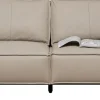 KARE Design Divano 3 posti Victor pelle grigio 233cm - KARE> Divani